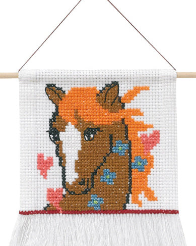 Hest – Begynderkit inkl. beslag (16x18 cm)