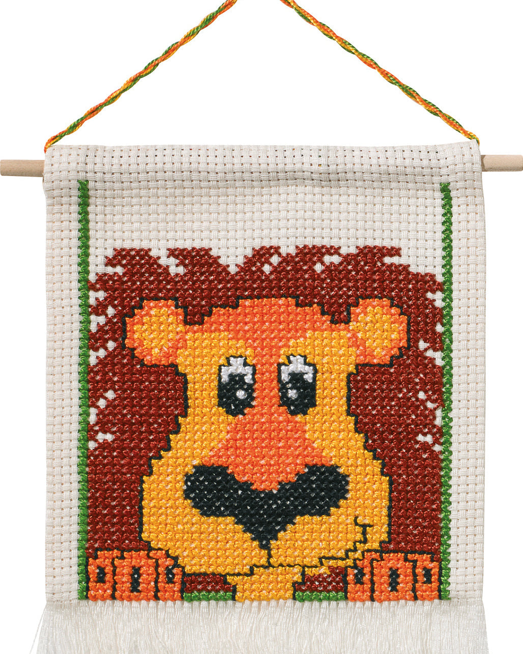 Løve – Begynderkit inkl. beslag (16x18 cm)