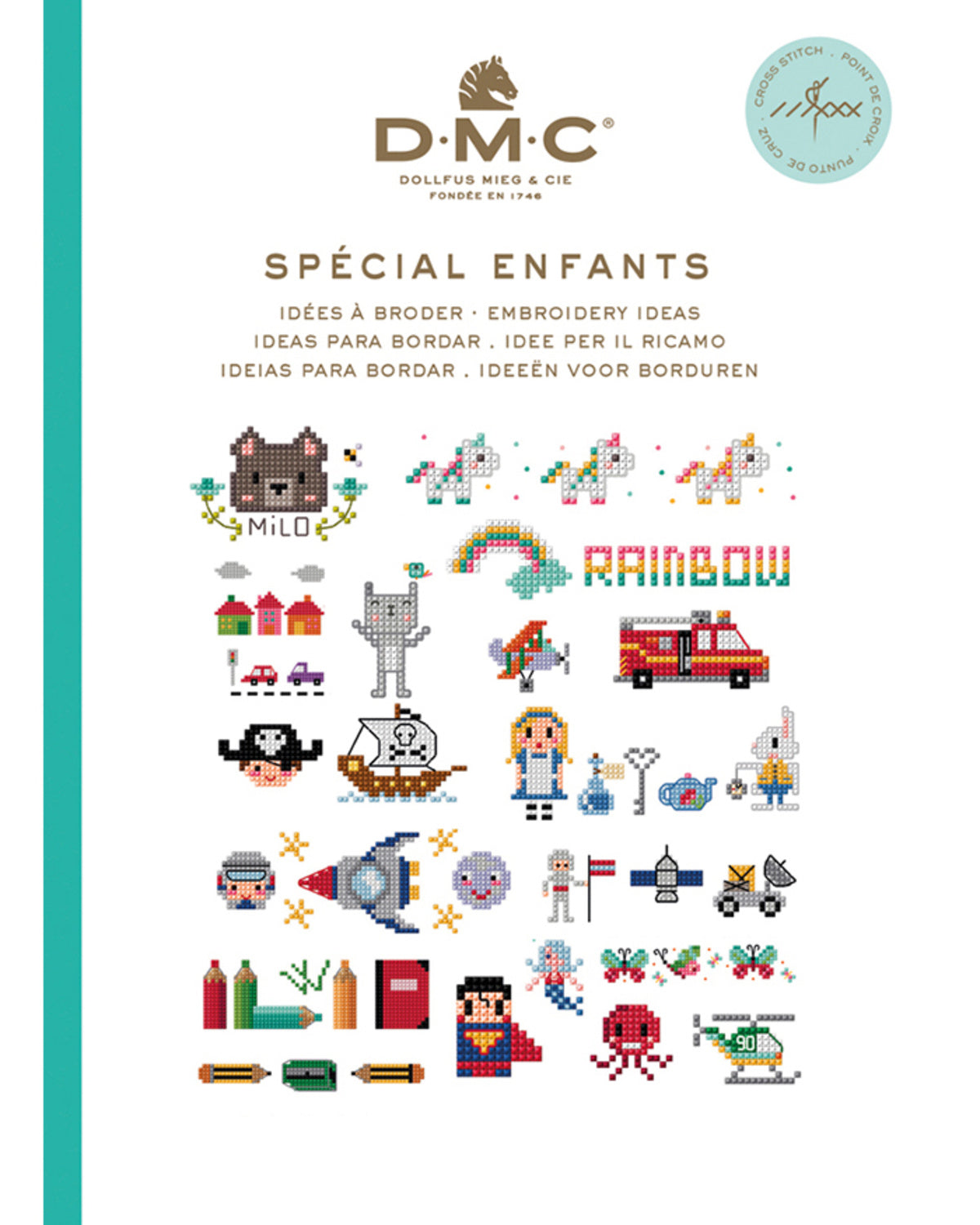 Mini DMC broderibog – Børne Motiver