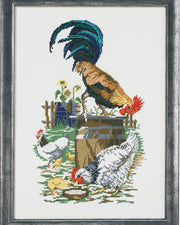 Hønsegård – Broderikit (35x25cm)