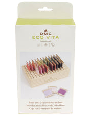 DMC Eco Vita Accessory Box – Bobbin Organizer med 24 Vindsler