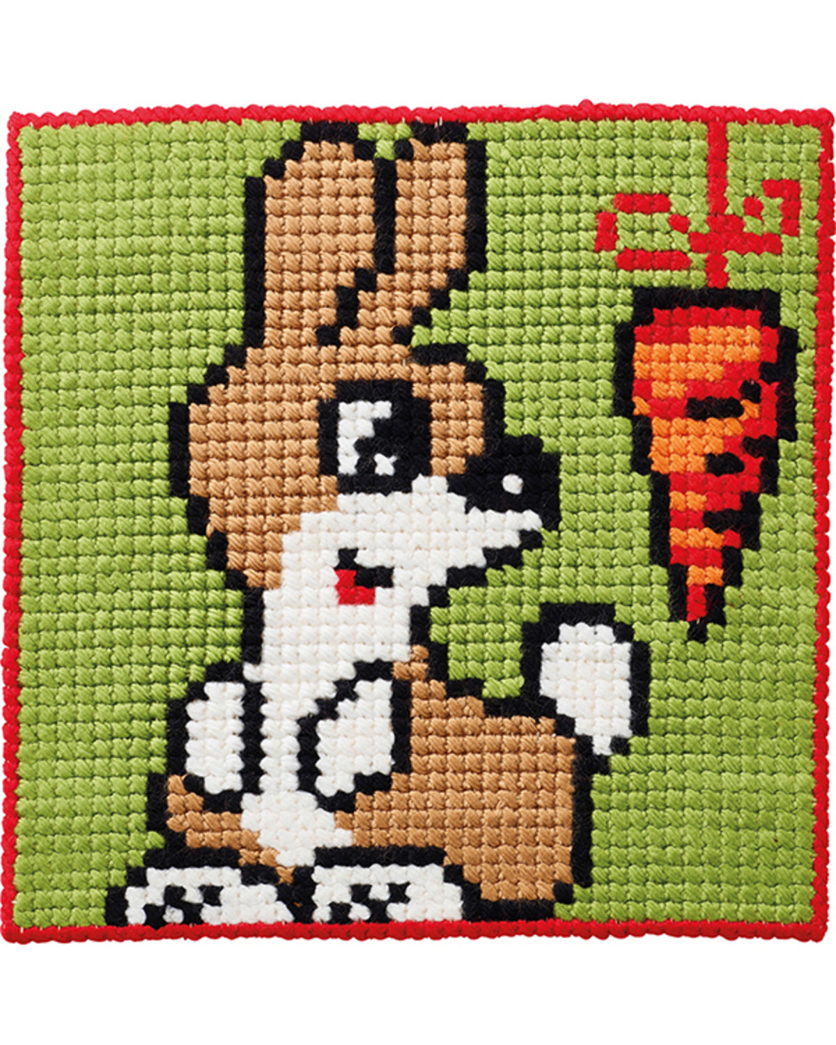 Brun kanin – Begynderkit (25x25 cm)