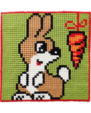 Brun kanin – Begynderkit (25x25 cm)