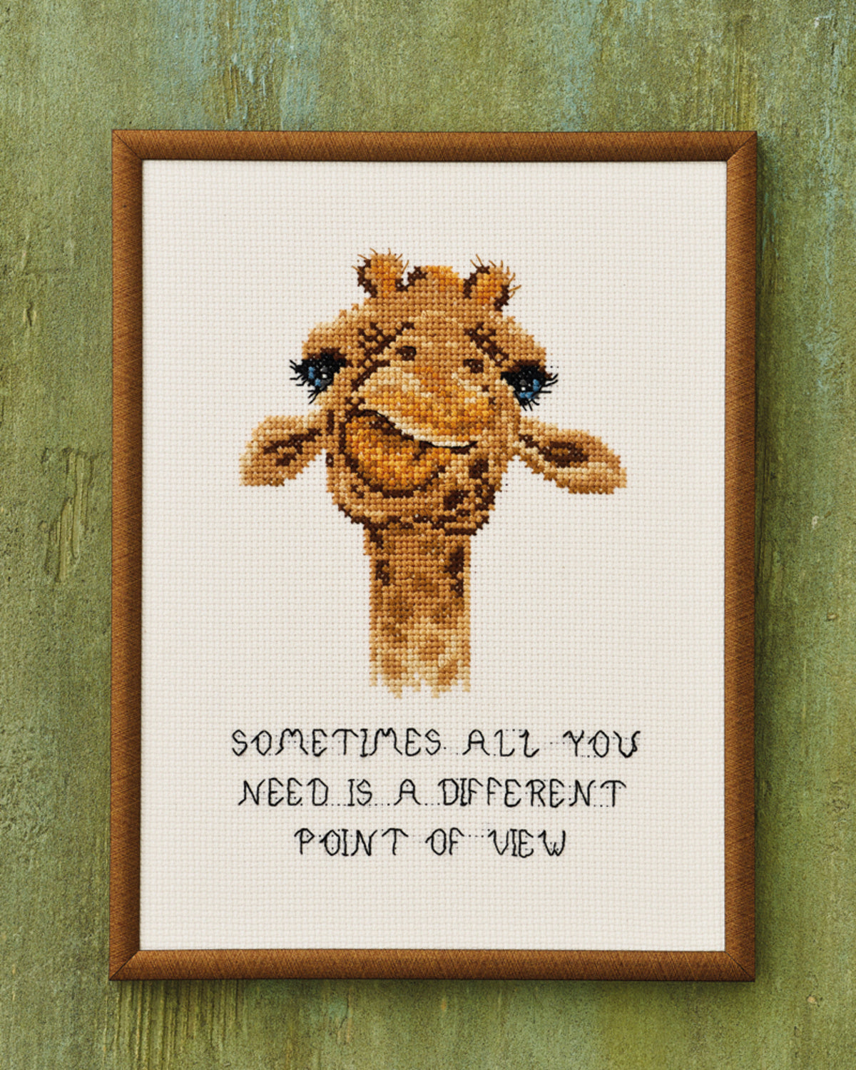 Giraf – Broderikit (18 x 24 cm)