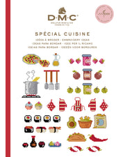 Mini DMC broderibog – Køkken Motiver