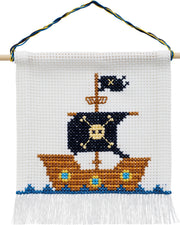 Pirat skib – Begynderkit inkl. beslag (16x18 cm)