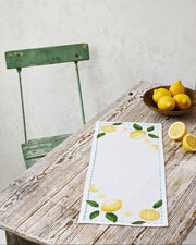 Limone bordløber – Broderikit (30x68 cm)