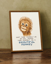 Orangutang – Broderikit (18 x 24 cm)